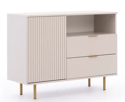 Produktbild von NUBIA KOMMODE K1D2SZ Schränk, MehrzweckschrankSideboard (Creme)