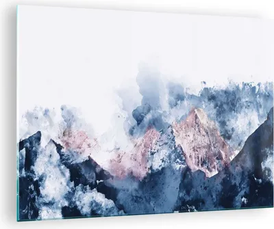 Produktbild von Bilder auf glas - Abstraktion modern - 70x50cm - Glasbilder - Wandbilder - Kunstdruck - zum Aufhängen bereit - Wanddekoration aus Glas - Glas Bilder - Wandbild auf Glas - Einteilig - GAA70x50-3886