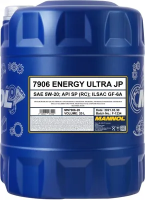 Produktbild von Mannol Energy Ultra JP 5W-20 20 Liter