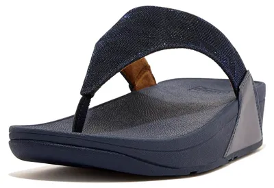 Productafbeelding van FitFlop FitFlop Lulu Toe Post - Geo Glitz BLAUW 36
