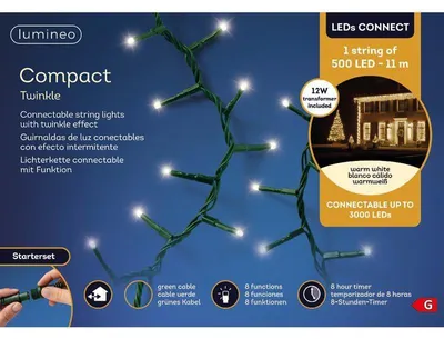 Immagine prodotto di Lumineo LED connect compact start bianco caldo 11m
