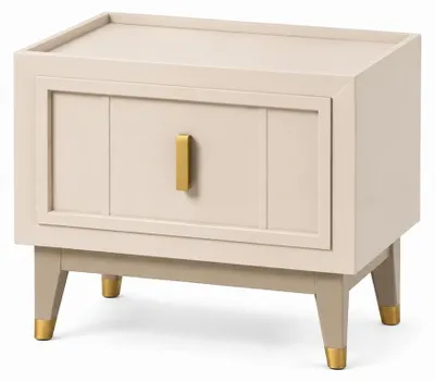 Obrázok produktu pre Nočný stolík, pohodlný, minimalistický, béžový, krásny, moderný,
