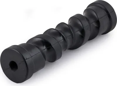 Produktbild von Kielrolle, schwarz, selbstzentrierend, Länge 305 mm, aus Gummi