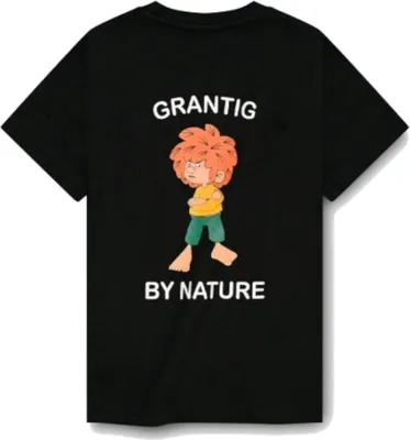 Produktbild von BAVARIAN CAPS Kids T-Shirt  Grantig By Nature schwarz V2 9-11 (134-148)