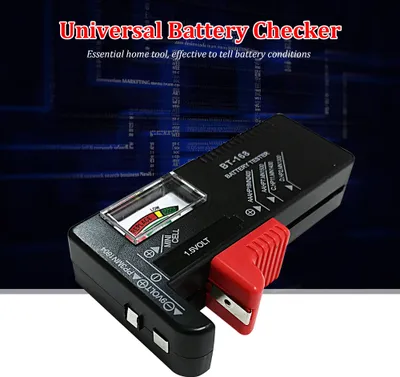 Produktbild von Batterie-Prüfgerät Universal-Batterie-Prüfgerät Monitor für AA AAA C D 9V 1,5V Knopfzellenbatterien Kleine Haushaltsbatterien Lebensdauer Test Meter