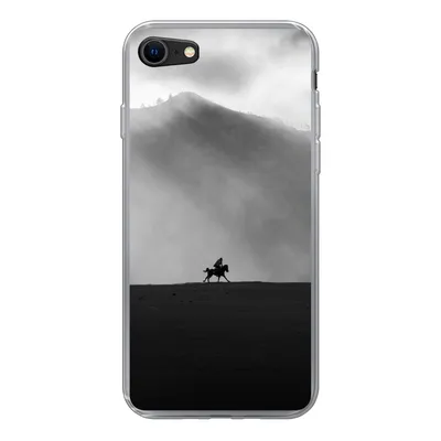 Produktbild von MuchoWow® Handyhülle Schutzhülle Hülle für iPhone SE 2022 Pferd - Licht - Berg Silikon Softcase Handy Hülle - Schutzhülle