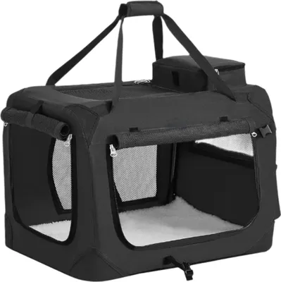 Immagine prodotto di Trasportino pieghevole per cani - Borsa da trasporto - Tessuto Oxford - 60 x 40 x 40 cm
