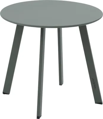 Produktbild von Runder gartenbeistelltisch "saona" lorbeergrün 50 x 45cm aus stahl   - Hespéride