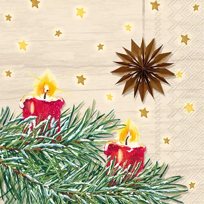 Produktbild von Serviette "Advent Feeling" 5 Stück