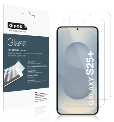 Produktbild von 2x dipos GlassCC Samsung Galaxy S25+