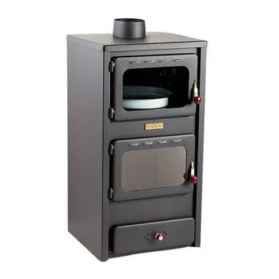 Obrázek produktu pro Kamna na dřevo Kupro Lux plechová s troubou 8,4 kW