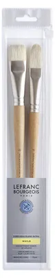 Produktbild von Lefranc Bourgeois 405174 Pinselset, hochwertige Chunking - Schweineborsten für Ö