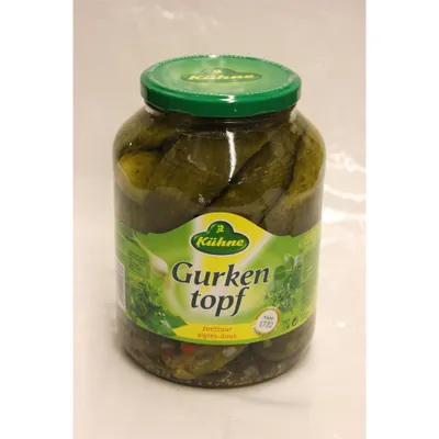 Produktbild von Kühne Gurkentopf 1700ml Glas (saure Gurken)
