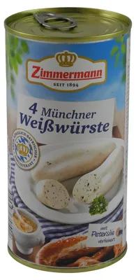 Produktbild von Münchner Weißwürste (4 Stück / 250 g)