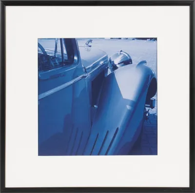 Image de Cadre photo en aluminium Henzo Portofino, noir, 30 x 30 cm, avec passe-partout