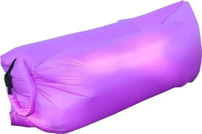 Produktbild von 210d Oxford Tuch spitzen aufblasbaren Sofa, wasserdicht aufblasbaren Sessel, faltbar und verschleißfest aufblasbaren Sessel 230×70cm.Lila