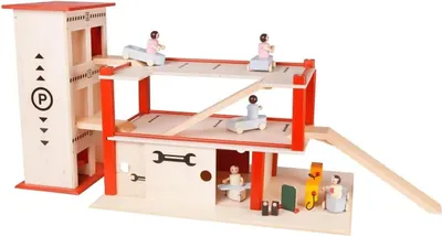 Produktbild von Parkhaus mit Garage, rot