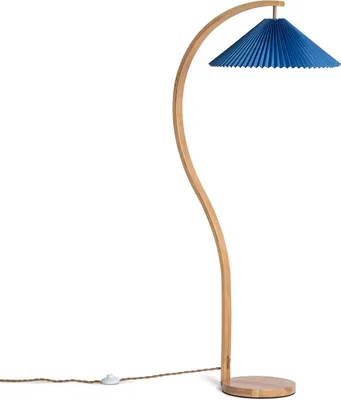 Produktbild von Stehlampe Holz Luanda Dunkles Blau