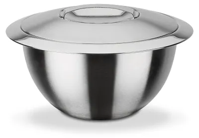 Produktbild von GSW 552370 Thermoschüssel mit Deckel, Edelstahl rostfrei - ⌀16 cm, Silber
