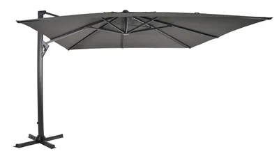 Produktbild von Lesli Living Ampelschirm "Taurus" Grey 3x4 m