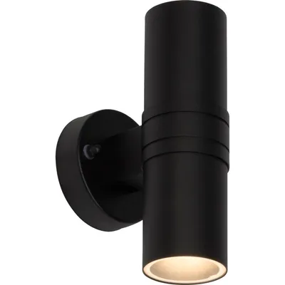 Produktbild von LED Außenwandleuchte 2x3W 2x250 lm 3000 K warmweiß H 200 mm Hanni schwarz