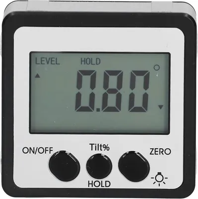 Produktbild von Digitaler Winkelmesser mit LCD-Anzeige, Neigungsmesser, Wasserwaage, magnetischer Winkelmesser für Holzbearbeitung (4x90¡ã)