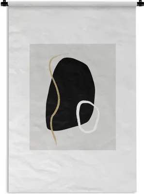 Produktbild von MuchoWow® Wandteppich Wandbehang Minimalismus - Abstrakt - Design 120x180 cm Tapisserie Dekoration Wandtuch - Schlafzimmer - Dekorationen für das Haus