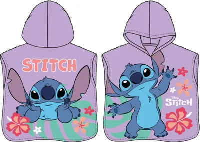Produktbild von Baby Poncho Lilo und Stitch Grüße aus Hawaii