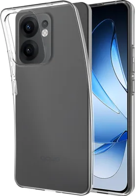 Image de Cazy Coque compatible avec Oppo Reno13 F (4G/5G) Coque en Silicone - Coque Flexible - Transparant