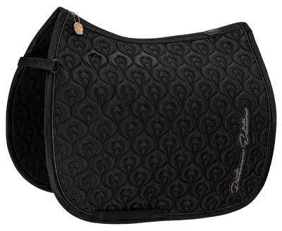 Produktbild von Eskadron Platinum Schabracke " HIGHGLOSS PEACOCK " Form - Dressur Farbe - black