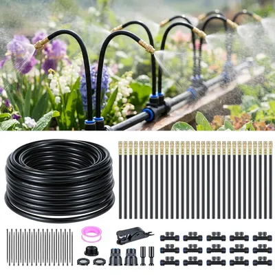 Produktbild von Bewässerungssystem 15 m, 30 Sprühdüsen, für Gewächshaus