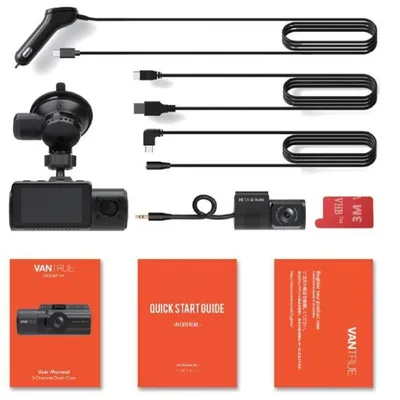 Zdjęcie produktu dla Vantrue N4, 4K Ultra HD, 3840 x 2160 px, 155°, CMOS, 165°, MP4