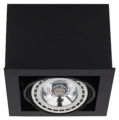 Produktbild von Einbauleuchte Schwarz GU10 ES Metall Einbaulampe