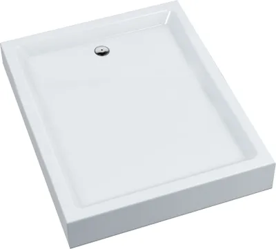 Produktbild von AQUABAD® Duschwanne Komplettset NORMA Maße: 90x120cm rechteckig 5x Standfüße + Viega Domoplex Ablaufgarnitur