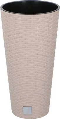Produktbild von Pflanztopf Blumentopf 20x39cm Rattan Optik in Mocca