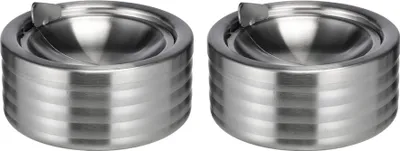 Produktbild von 2er Set Bambelaa! Windaschenbecher aus Edelstahl in edler Optik