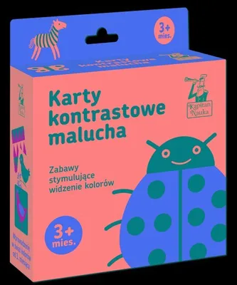 Zdjęcie produktu dla Kontrastkarten Kleinkind Marienkäfer 3m+, Captain Science