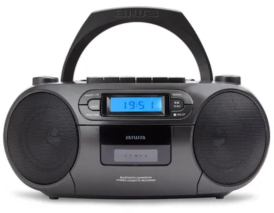 Produktbild von Aiwa BBTC-550BK, Digital, FM, PLL, Spieler, CD, CD-R, CD-RW, Next, Pause, Spielen, Zurück, Programm, Wiederholung, 6 W