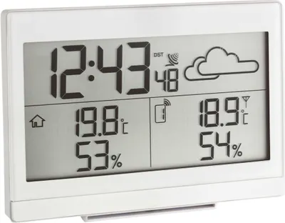 Obrázok produktu pre TFA-Dostmann Casa, Čierna, Vnútorný teplomer, Vonkajší vlhkomer, Vonkajší teplomer, Plast, 20 - 90%, -40 - 70 °C, -40 - 158 °F