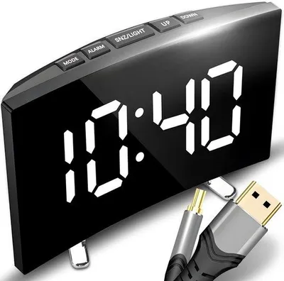 Productafbeelding van Digitale, draagbare LED-tafelklok
