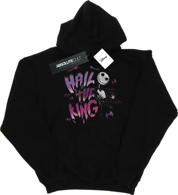 Produktbild von Disney - "Nightmare Before Christmas Hail The King" Kapuzenpullover für Damen BI12198 (L) (Schwarz)