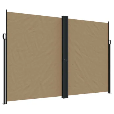 Image de Store latéral extensible Taupe 220x1200 cm