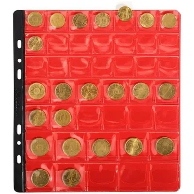 Image de EXACOMPTA 96006E EXACOMPTA Pochettes à monnaie, 43 compartiments de 20/25/30 mm, 215 x 237 mm