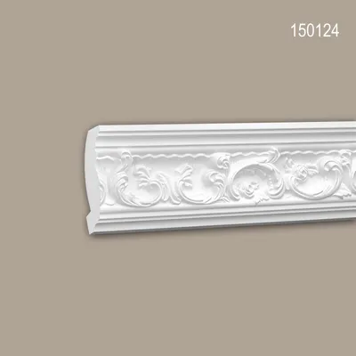 Produktbild von PROFHOME 150124 Eckleiste aus Polyurethan Deckenleiste Stuckleiste 2 m