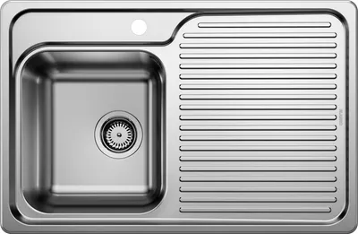 Produktbild von BLANCO Classic 40s, Edelstahl, 1 Becken, 315 x 365 mm, 17,5 cm, 780 mm, 510 mm