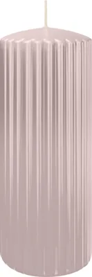 Produktbild von Rillen Kerzen Rose 200 x Ø 80 mm, 4 Stück