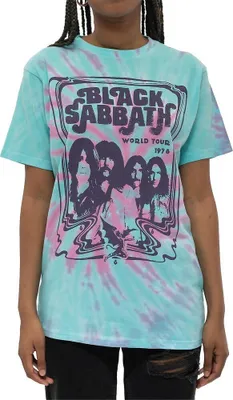 Immagine prodotto di Black Sabbath - Maglietta "World Tour 1978" per uomo/donna Unisex RO4528 (XL) (Verde)