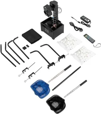 Obrázek produktu pro Stroj na podávání pingpongových míčků - Automatický robot pro pingpong s 10 režimy podávání a sítí - hmotnost 3,76 kg