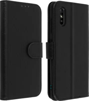 Obrázok produktu pre Avizar, flipové puzdro, peňaženka, umelá koža pre Xiaomi Redmi 9A, čierne