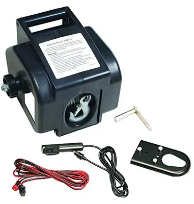 Elektrische Seilwinde 12V DC, 300 W, 9 m Kabel, 25 A